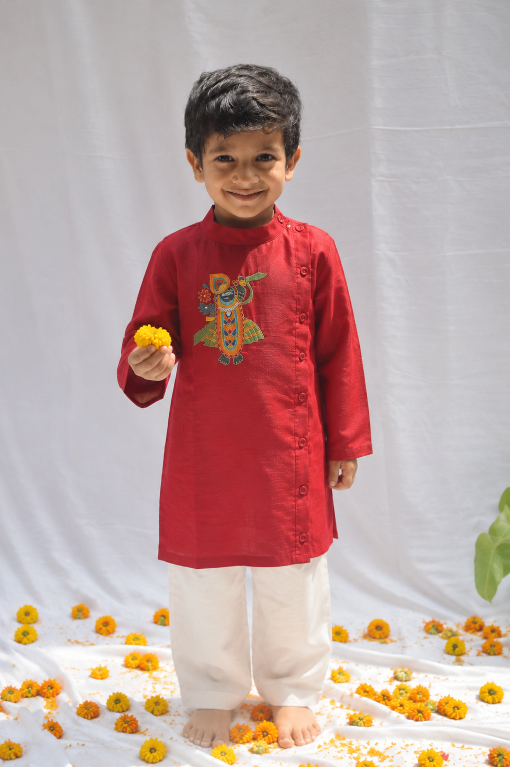 Shrinath Ji Boy Kurta