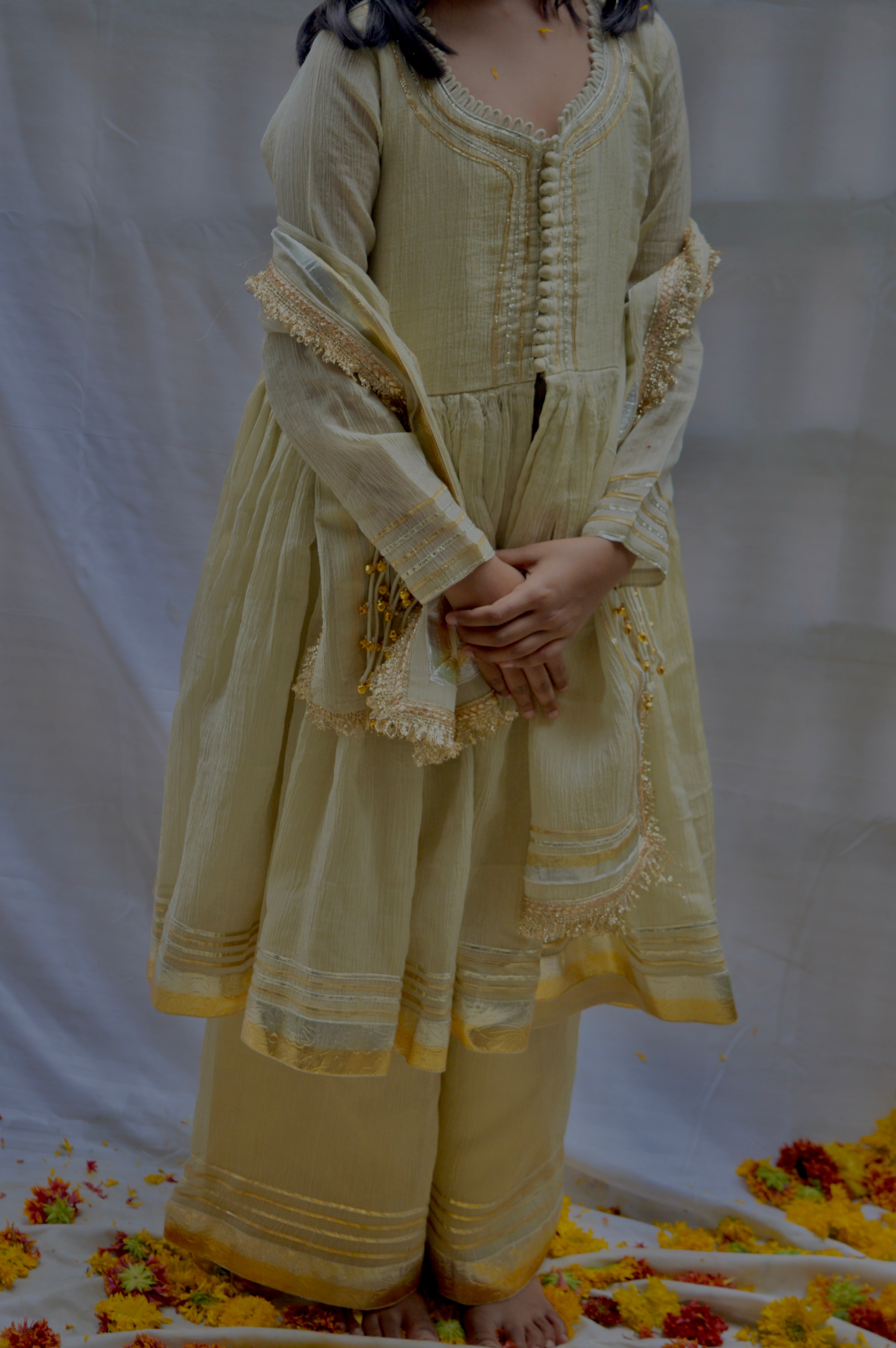 Chham Chham Anarkali Set