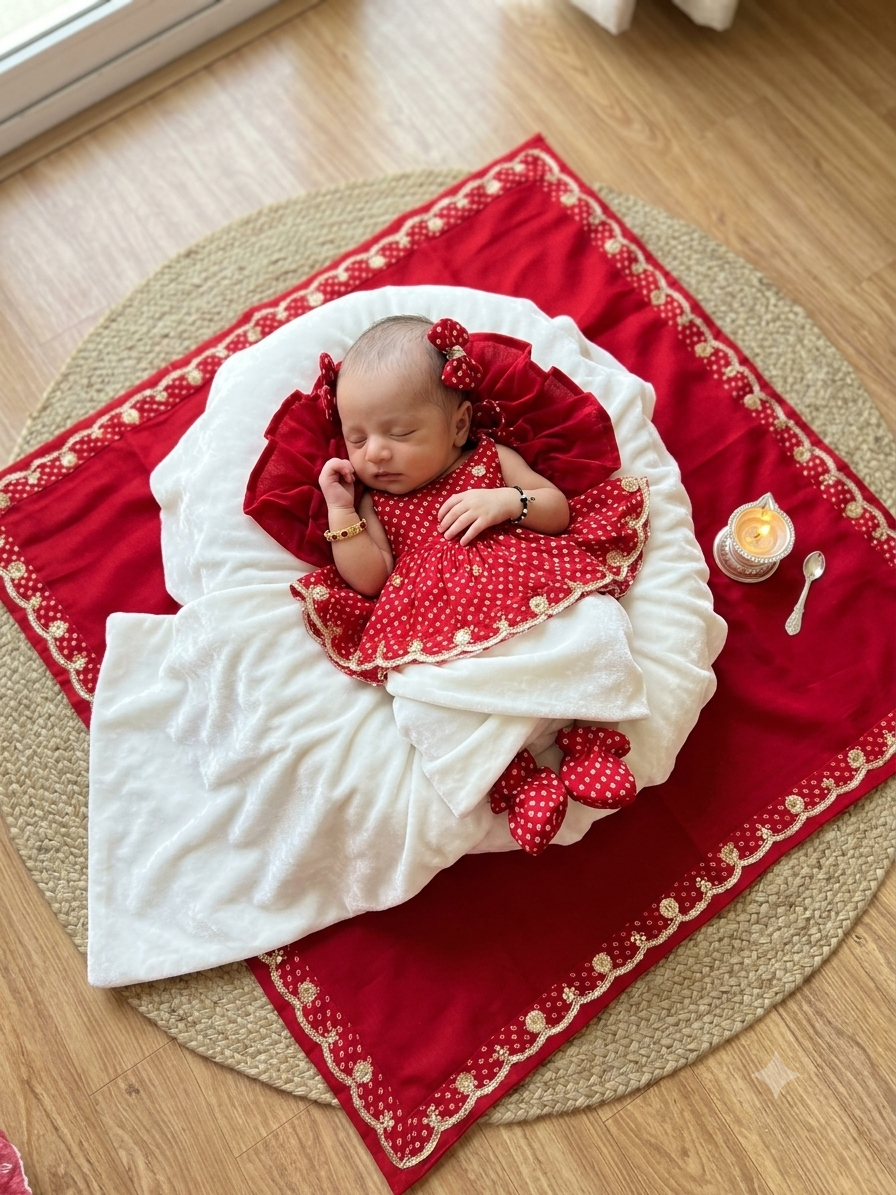 Girl Red Jamna set