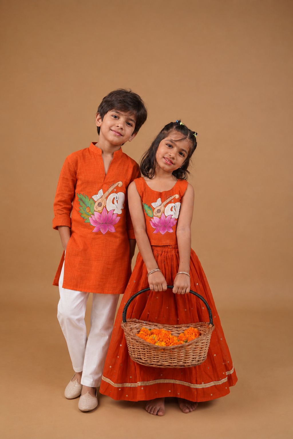 Kamal Handpainted Kurta Set