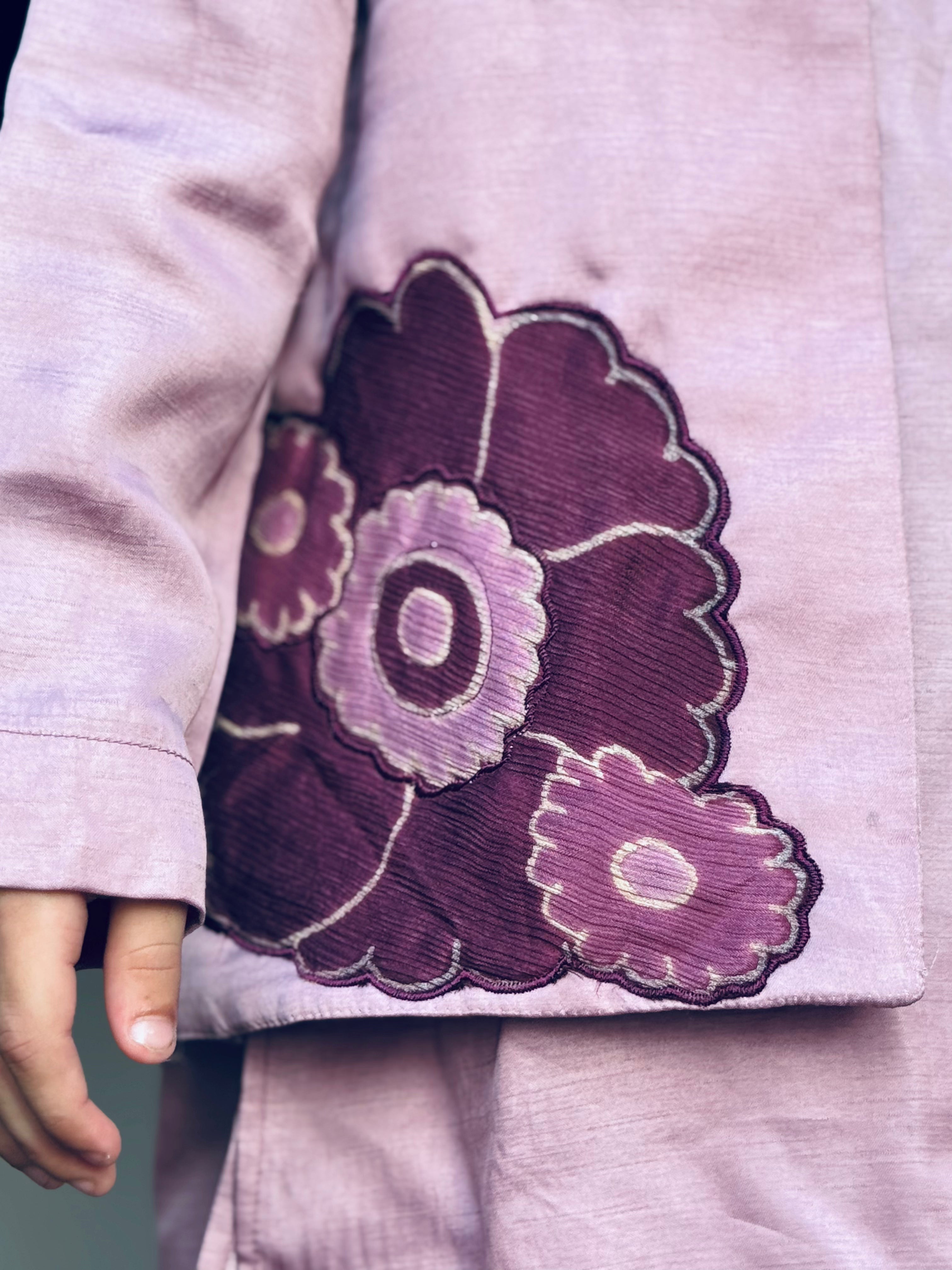 Lilac Appliqué Jacket Set (Boys)