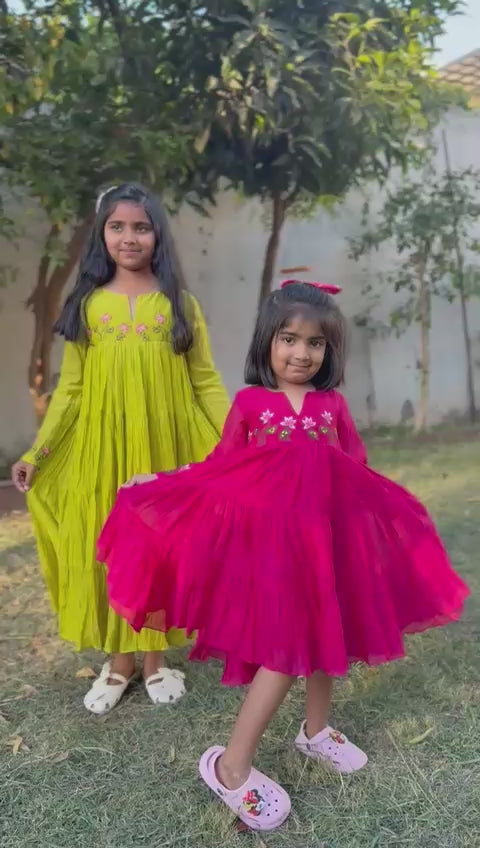 Gulhari Anarkali Dress for Girls